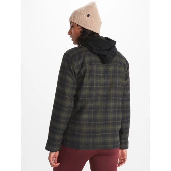 MARMOT Women's Ridgefield Heavyweight Sherpa-Lined Flannel Jacket