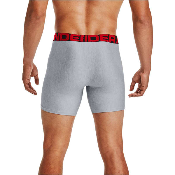 UNDER ARMOUR Men's Tech 6" Boxerjock Underwear, 2 Pack