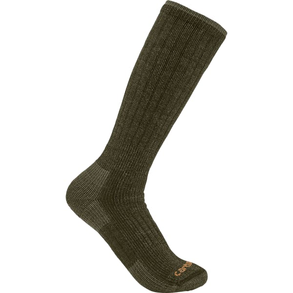 CARHARTT Men's Midweight Synthetic-Wool Blend Boot Socks