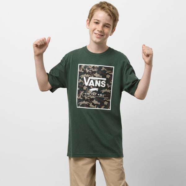 VANS Boys' Print Box Short-Sleeve Graphic Tee