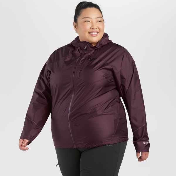 OUTDOOR RESEARCH Women's Helium Rain Jacket, Plus Sizes