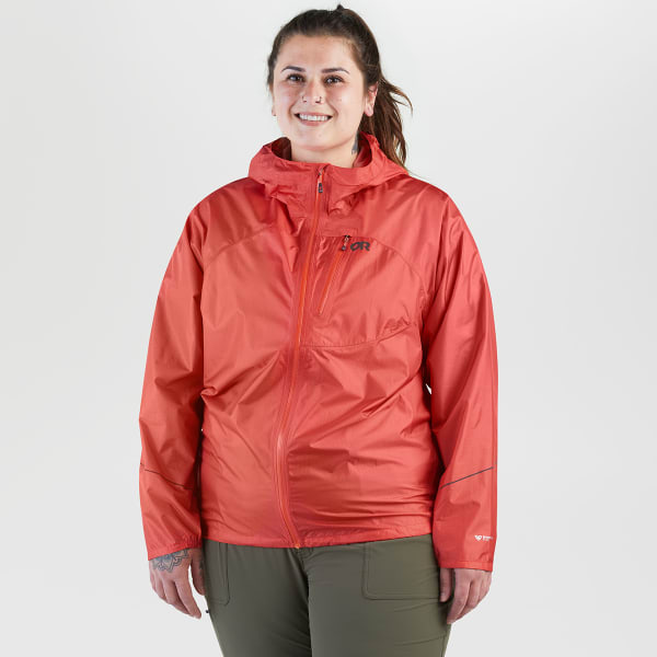 OUTDOOR RESEARCH Women's Helium Rain Jacket, Plus Sizes