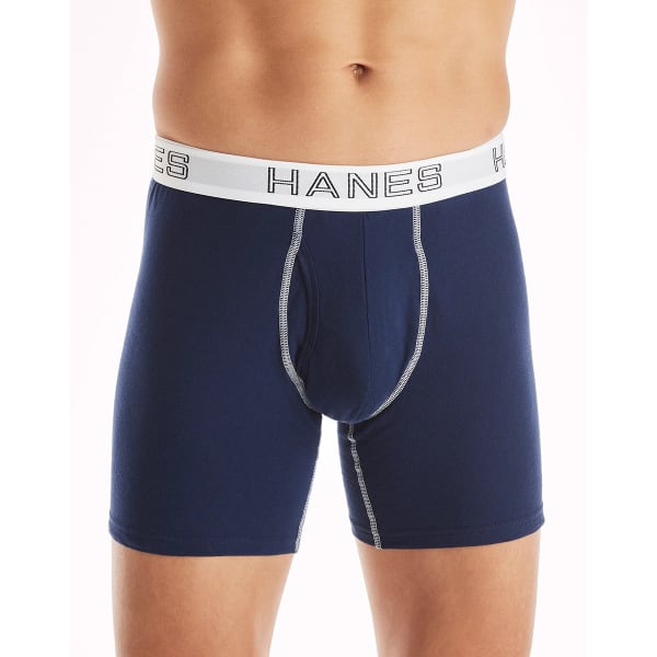 Hanes Ultimate Men's Stretch Brief 6-Pack Underwear Comfort Flex Assorted  Colors