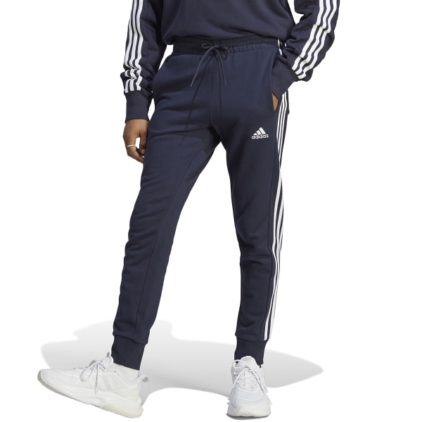 ADIDAS Men's Essentials Tapered Cuffed 2-Stripes Pants