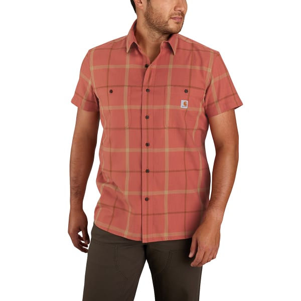 CARHARTT Men's Rugged Flex Relaxed Fit Lightweight Short-Sleeve Shirt