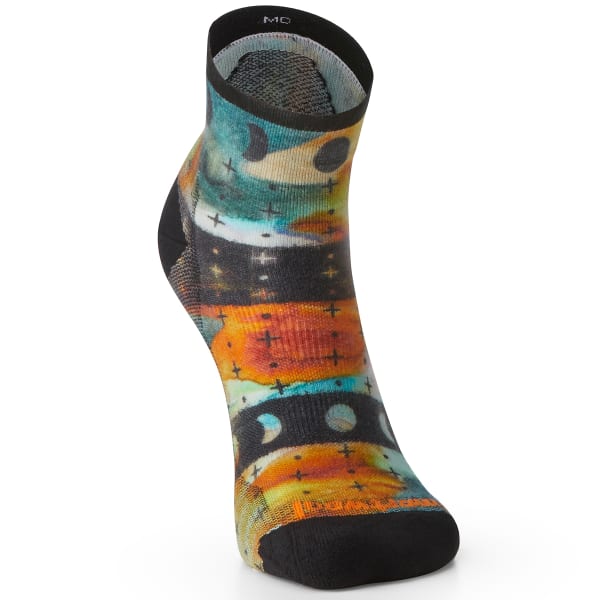 SMARTWOOL Women's Bike Zero Cushion Celestial Print Ankle Socks