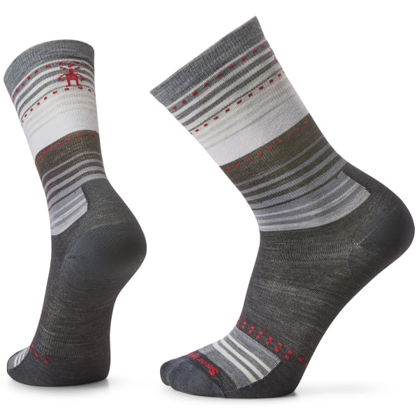 SMARTWOOL Women's Everyday Stitch Stripe Zero Cushion Crew Socks