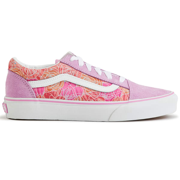 VANS Little Girls' Rose Camo Old Skool Shoes