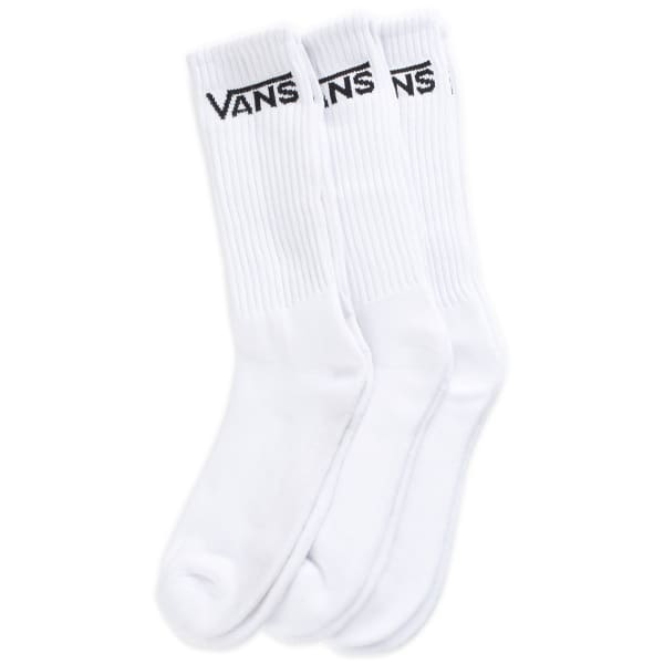 VANS Guys' Classic Crew Socks, 3 Pack