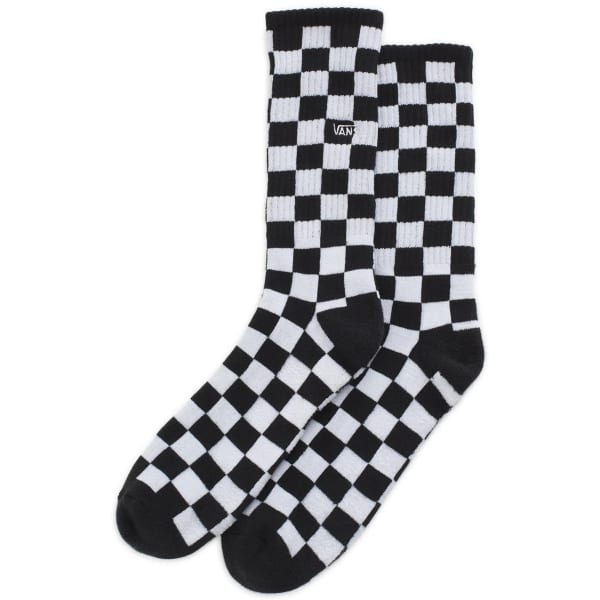 VANS Guys' Checkerboard Crew Socks (Sizes 6.5-9)