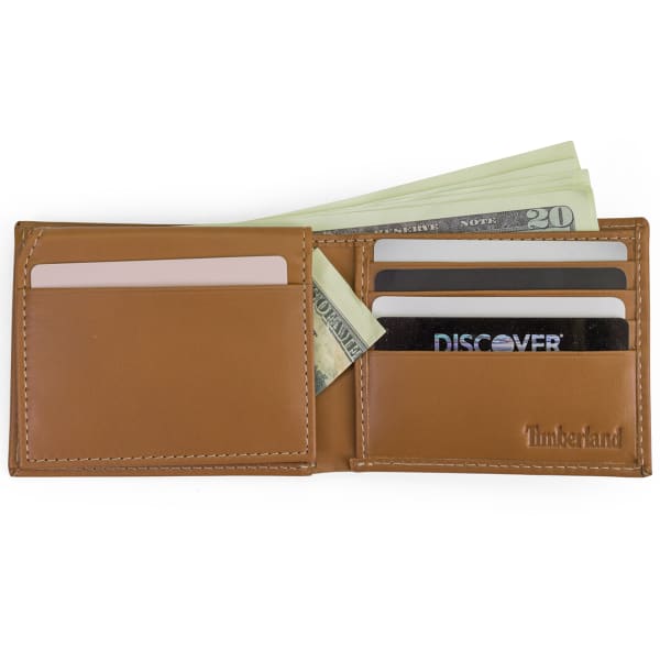 TIMBERLAND Men's Bifold Flip ID Passcase Wallet