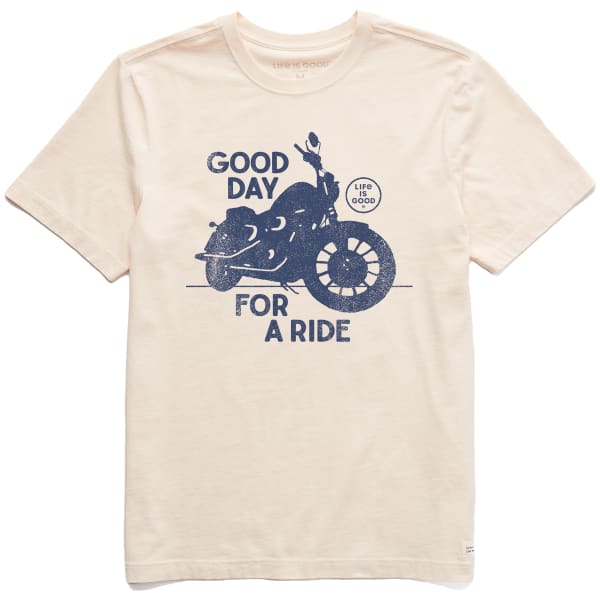 LIFE IS GOOD Men's Good Day For A Ride Short-Sleeve Tee