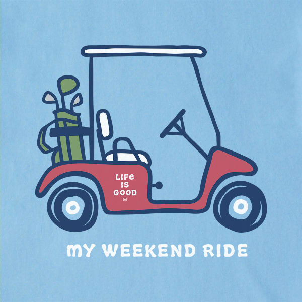 LIFE IS GOOD Men's Weekend Golf Crusher Tee