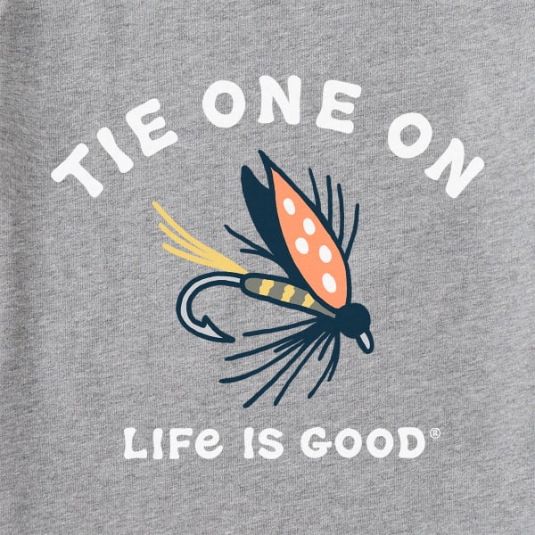 LIFE IS GOOD Men's Tie One On Long-Sleeve Crusher Tee