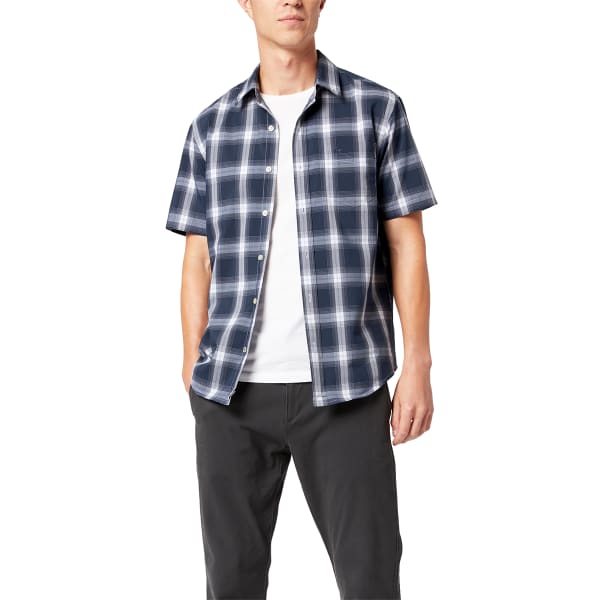 DOCKERS Men's Signature Comfort Flex Short-Sleeve Shirt