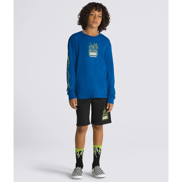 VANS Kids\' Neon Flames Long-Sleeve Graphic Tee - Eastern Mountain Sports