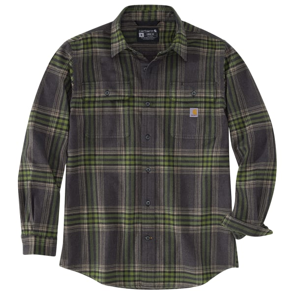 CARHARTT Men's 105947 Loose Fit Heavyweight Flannel Long-Sleeve Shirt