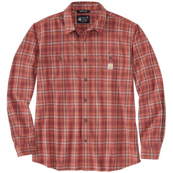 CARHARTT Men's 105949 Rugged Flex Lightweight Flannel Long-Sleeve Shirt