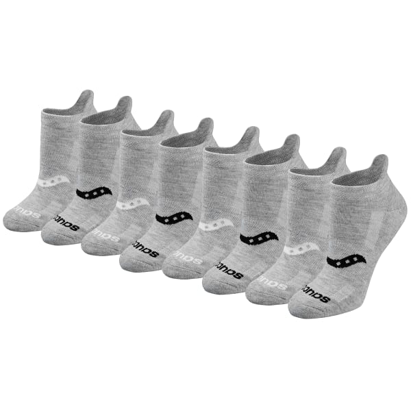 SAUCONY Women's Performance Heel Tab Athletic Socks, 8 Pack