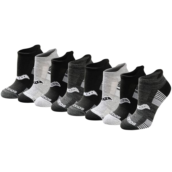 SAUCONY Women's Performance Heel Tab Athletic Socks, 8 Pack