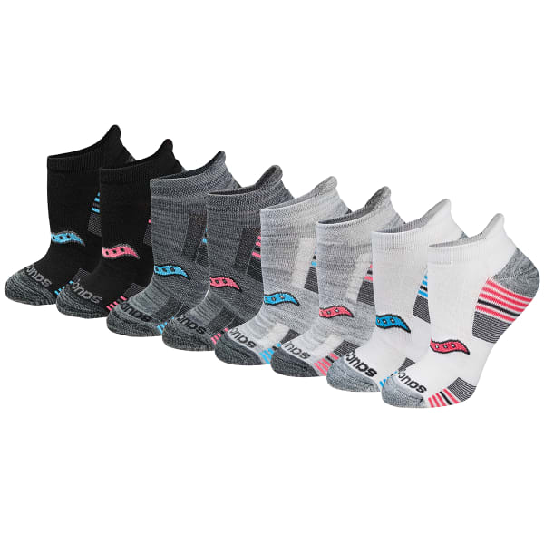 SAUCONY Women's Performance Heel Tab Athletic Socks, 8 Pack