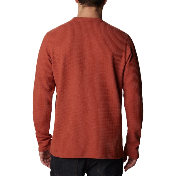 COLUMBIA Men's Pine Peak II Waffle Long-Sleeve Crew