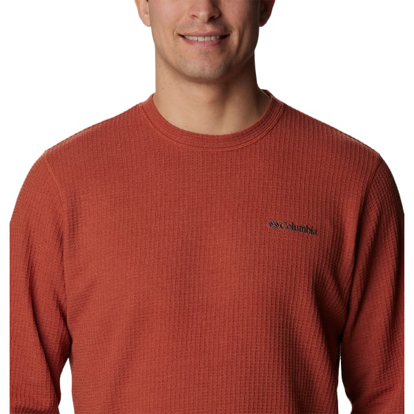 COLUMBIA Men's Pine Peak II Waffle Long-Sleeve Crew