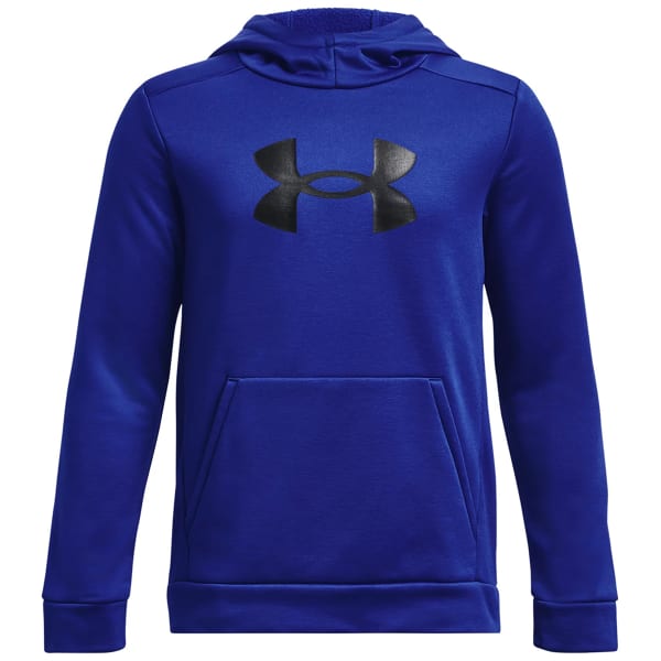 Under Armour Navy Blue Fleece Big Logo Hoodie Men's Size Small NEW