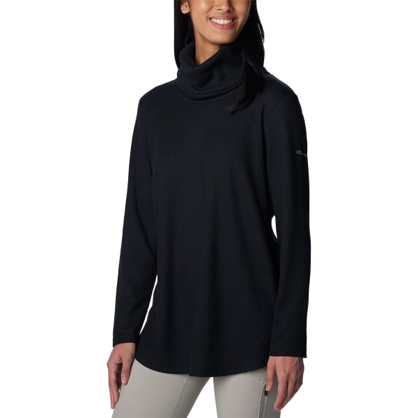 COLUMBIA Women's Holly Hideaway Waffle Cowl Neck Pullover