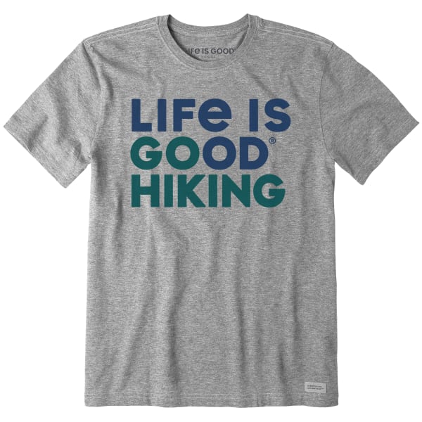 LIFE IS GOOD Men's Go Hiking Short-Sleeve Crusher Tee