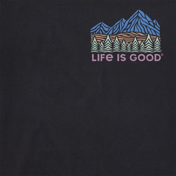 LIFE IS GOOD Women's Life Isn't Easy Long-Sleeve Crusher-LITE Tee