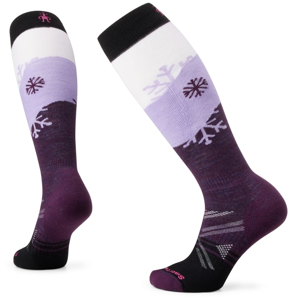 SMARTWOOL Women's Ski Full Cushion Snowpocalypse Pattern Over The Calf Socks