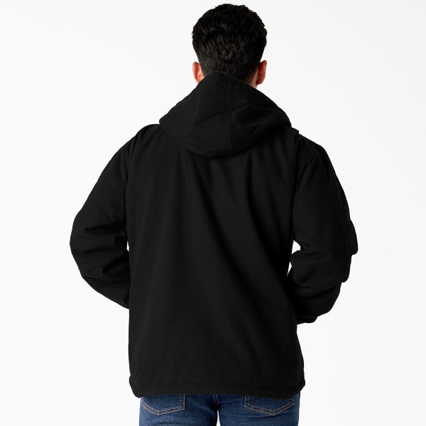 Duck High Pile Fleece Lined Hooded Jacket