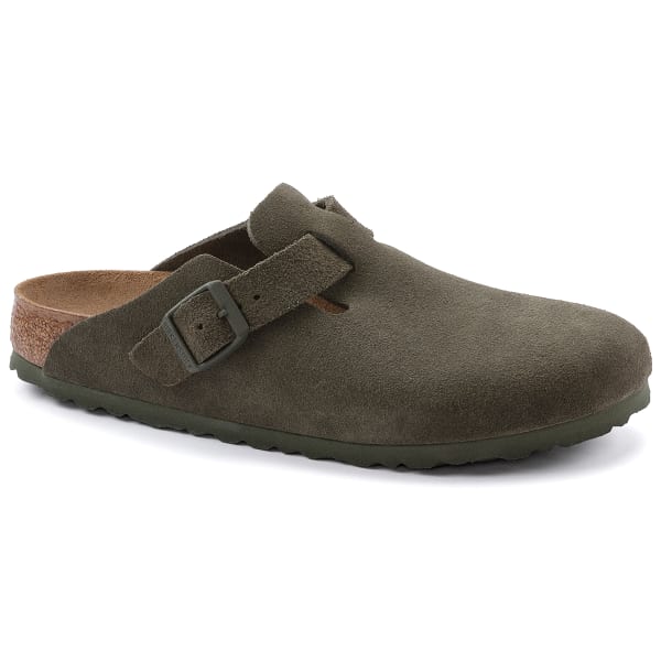 BIRKENSTOCK Women's Boston Suede Leather Clogs