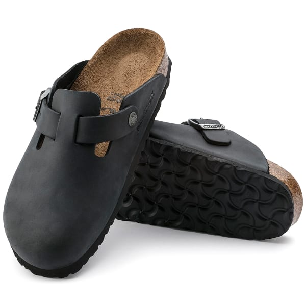 BIRKENSTOCK Men's Boston Oiled Leather Clogs