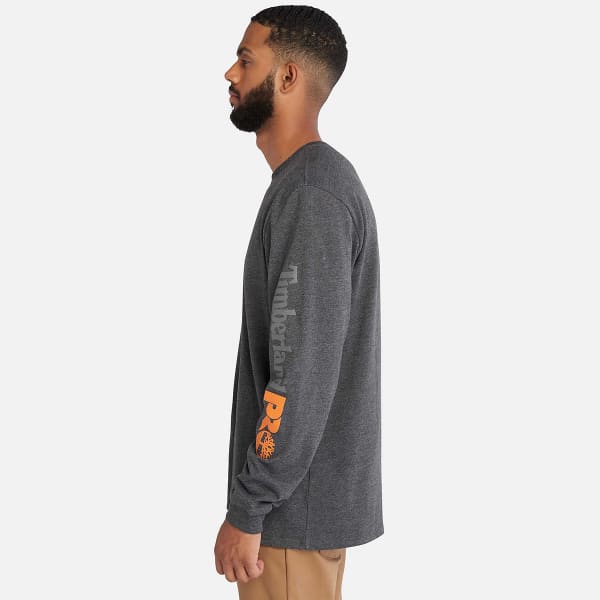 TIMBERLAND PRO Men's Core Logo Long-Sleeve Tee