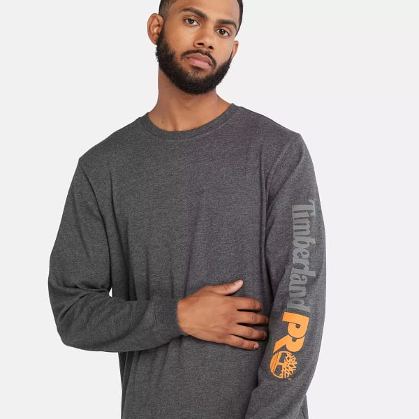 TIMBERLAND PRO Men's Core Logo Long-Sleeve Tee