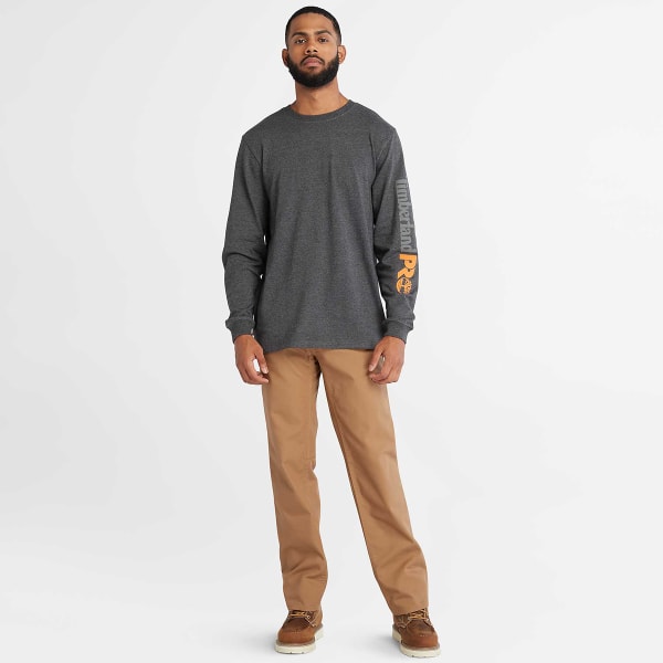 TIMBERLAND PRO Men's Core Logo Long-Sleeve Tee