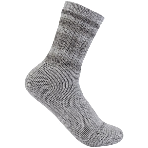 CARHARTT Women's WA554 Heavyweight Synthetic Wool Blend Crew Socks, 4 Pack