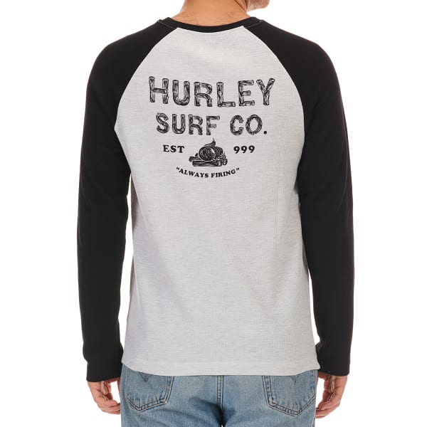 HURLEY Young Men's Loggings Thermal Long-Sleeve Tee