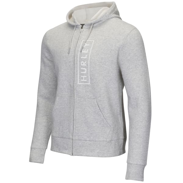 HURLEY Young Men's Boxed Logo Full-Zip Hoodie