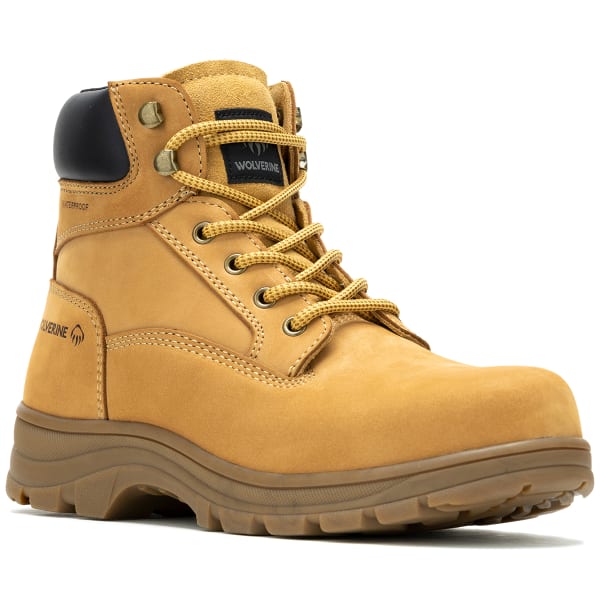 WOLVERINE Men's Carlsbad Waterproof 6" Work Boots