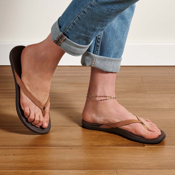 OLUKAI Women's Ho‘ōpio Leather Sandals