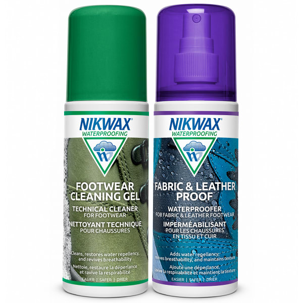 NIKWAX Cleaning Gel/Fabric & Leather Proof Combo