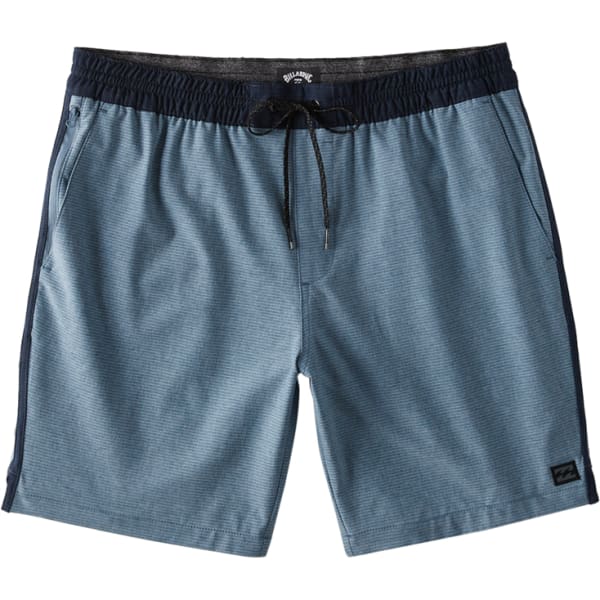 BILLABONG Young Men's Crossfire 18" Elastic Waist Shorts