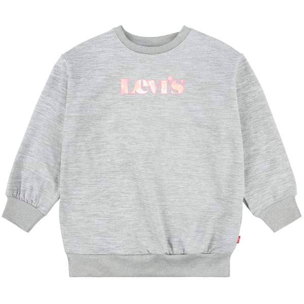 LEVI'S Girls' Oversized Crew Sweatshirt