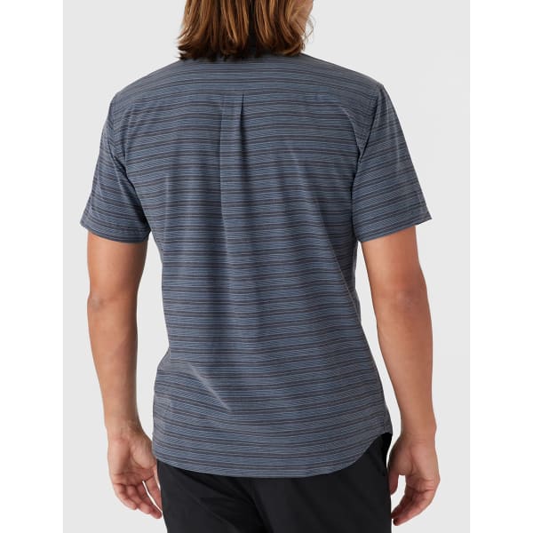 O'NEILL Young Men's TRVLR UPF Traverse Stripe Standard Shirt