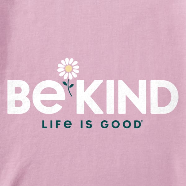 LIFE IS GOOD Women's Be Kind Daisy Short-Sleeve Tee