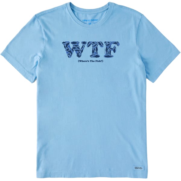 LIFE IS GOOD Men's WTF Fish Short-Sleeve Tee