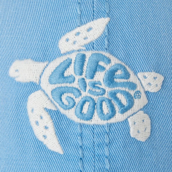 LIFE IS GOOD Women's Groovy Turtle Sunwashed Chill Cap